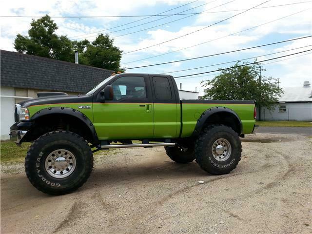 custom lifted 2006 Ford F 250 XL pickup monster