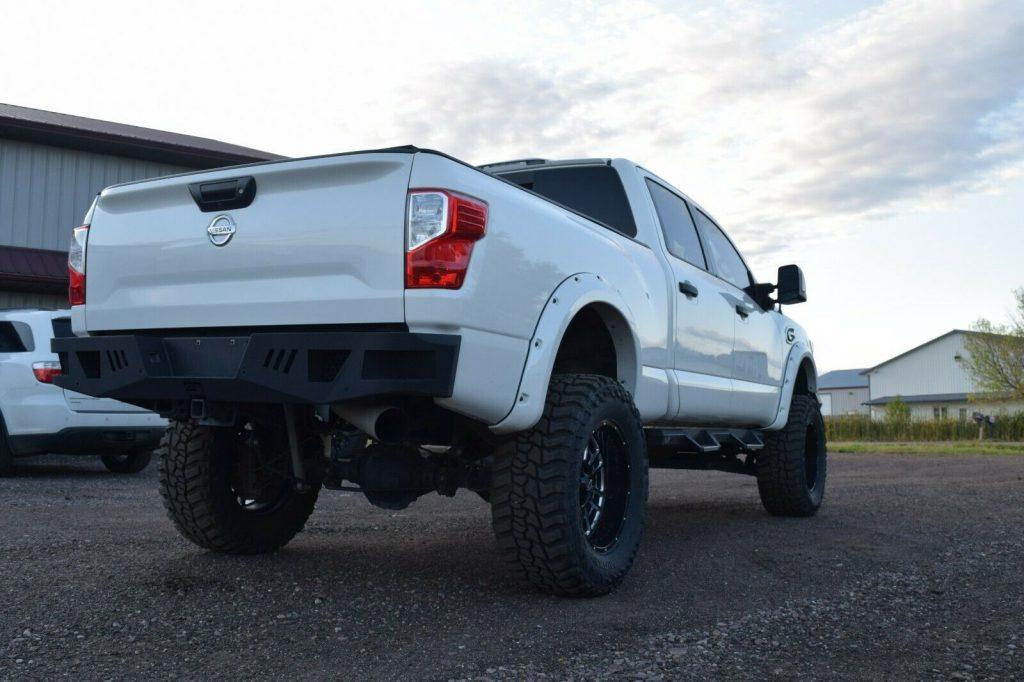 well modified 2016 Nissan Titan Pro4X monster