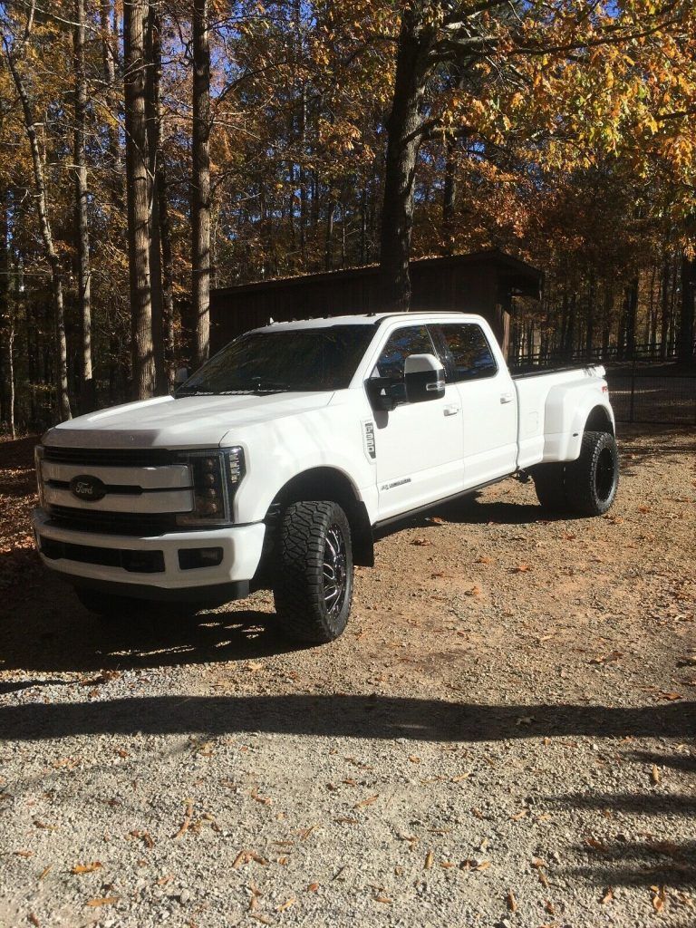 modified 2019 Ford F 350 Lariat Dually monster