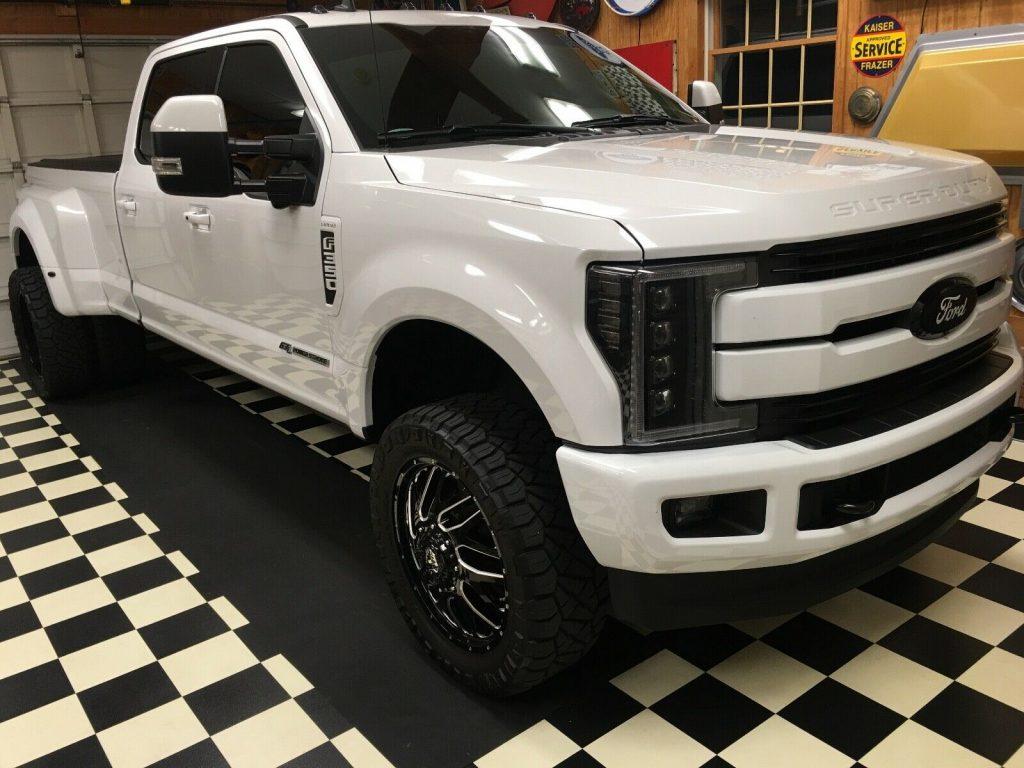 modified 2019 Ford F 350 Lariat Dually monster