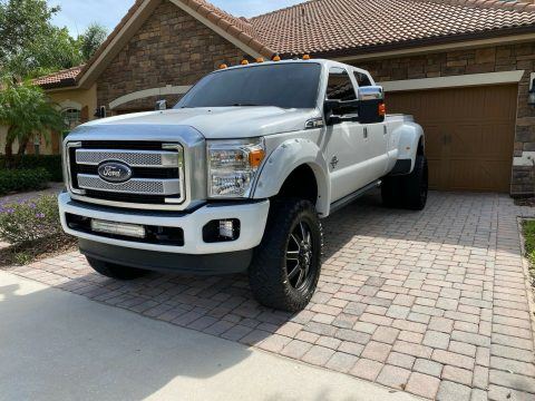carefully maintained 2011 Ford F 350 Platinum monster for sale