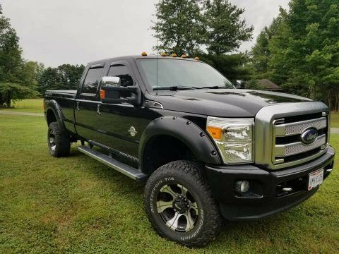 well serviced 2015 Ford F 350 Platinum monster for sale