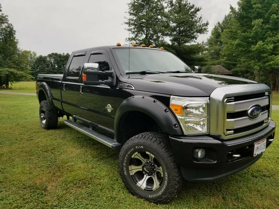 well serviced 2015 Ford F 350 Platinum monster