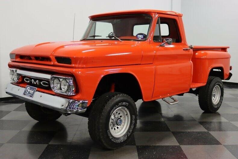 newer chassis 1965 GMC 1/2 Ton Stepside monster