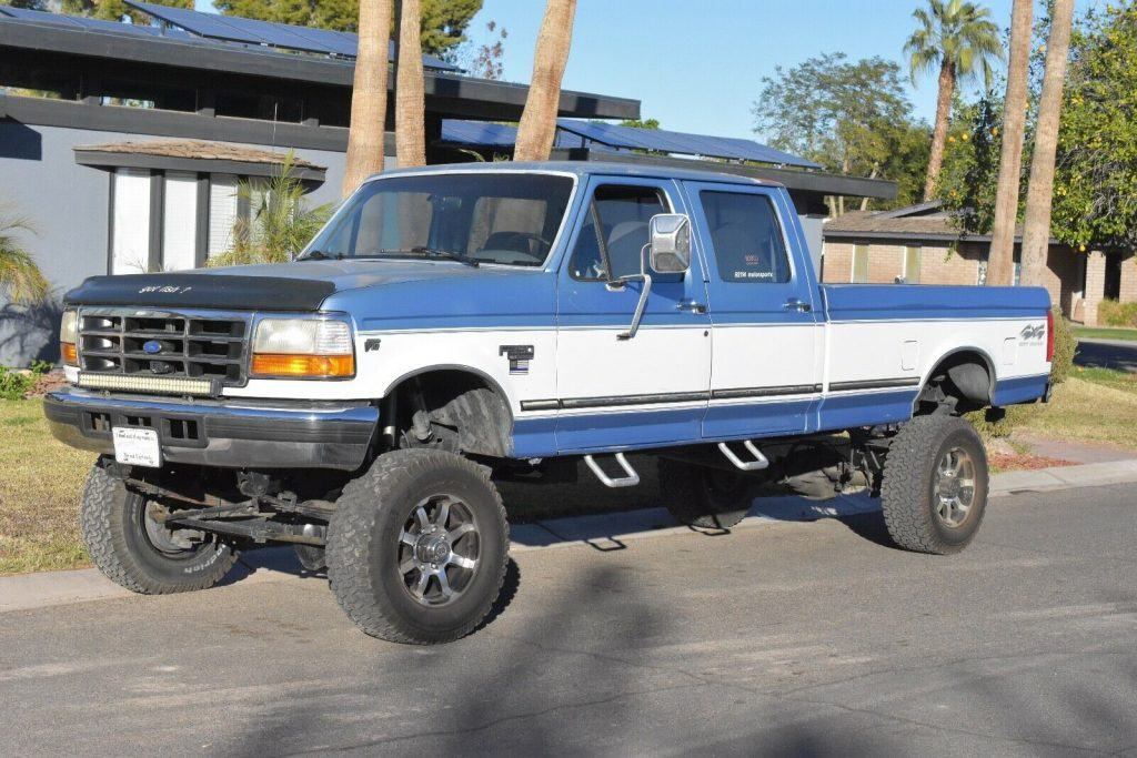 1996 Ford F 350 4X4 Crew Cab Pickup [lifted monster]